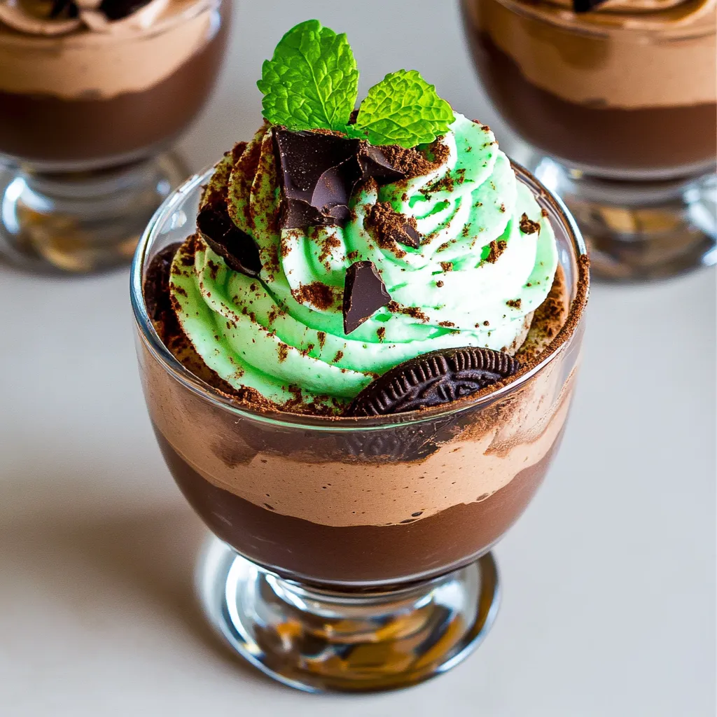 Chocolat menthe légère
