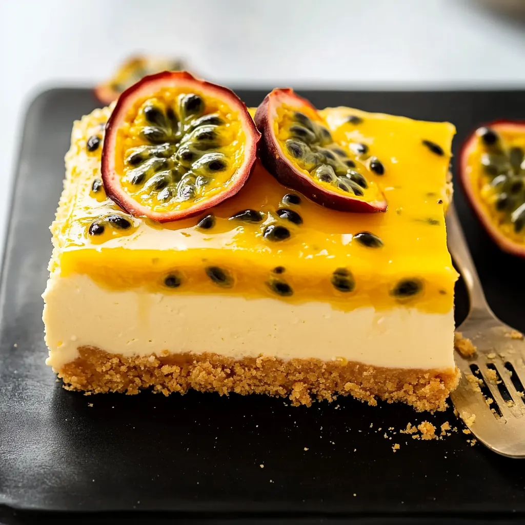 Cheesecake frais maracuja vegan