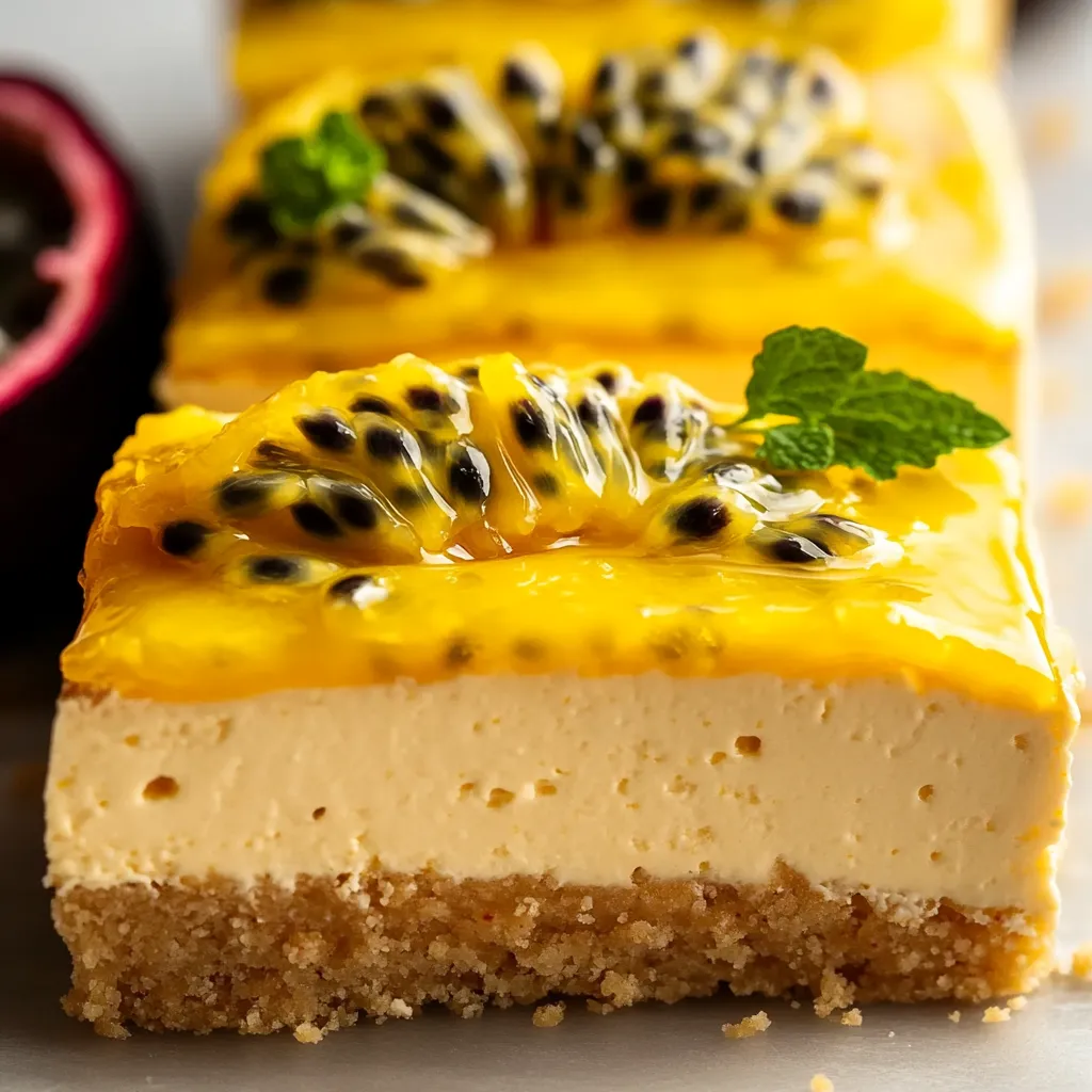 Gâteau au maracuja sans four gourmand et frais