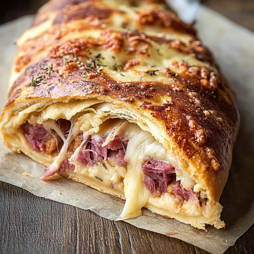 Stromboli bœuf choucroute