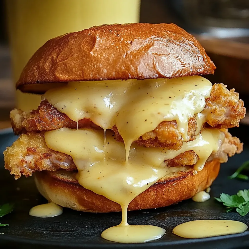Poulet croustillant et sauce érable