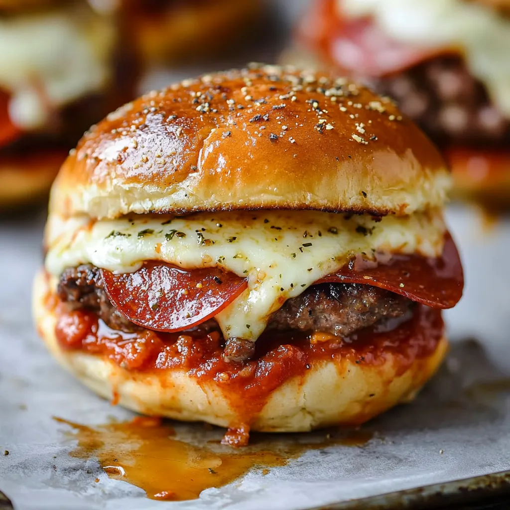 Burgers pizza maison gourmands