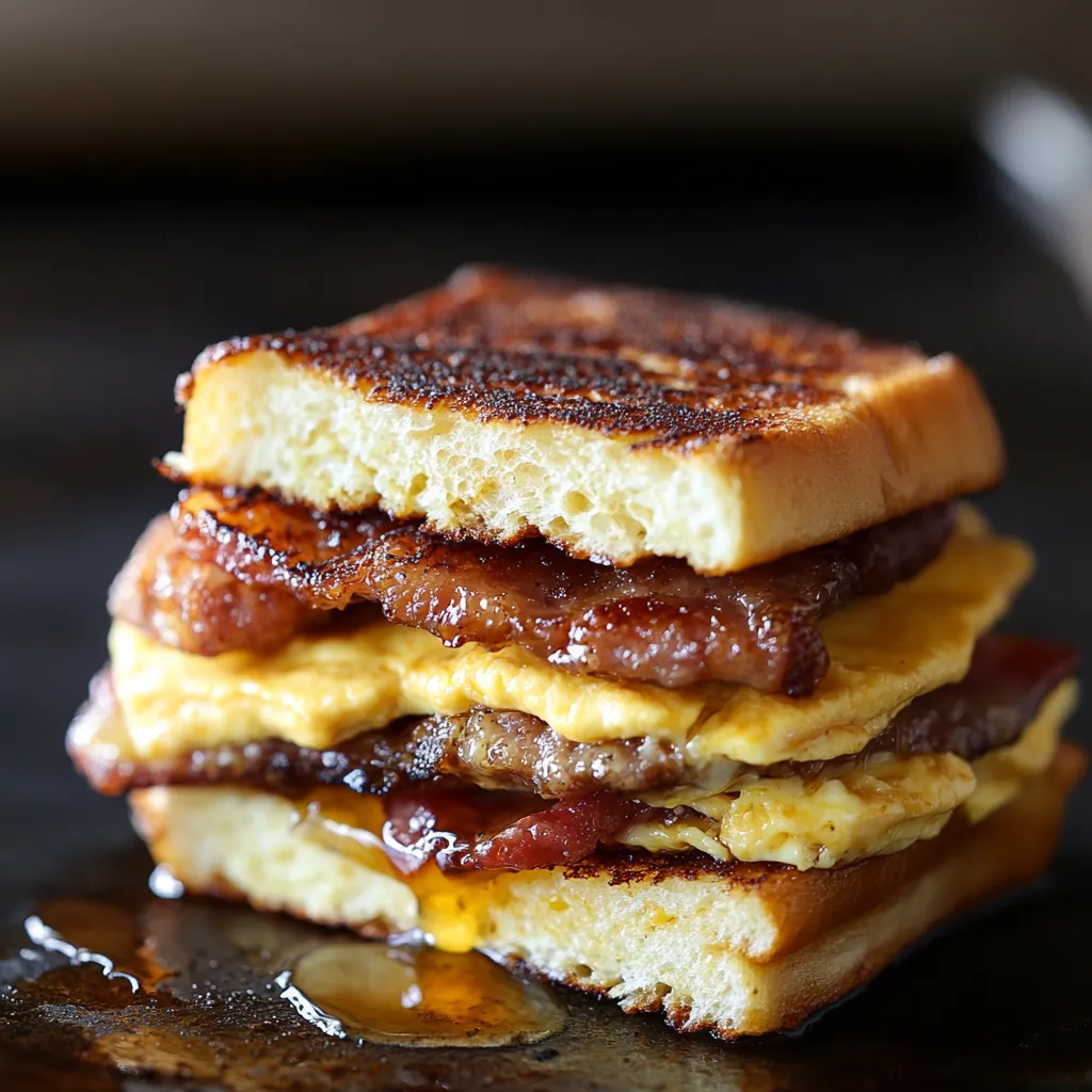 Un petit-déj extra avec des mini burgers gourmands