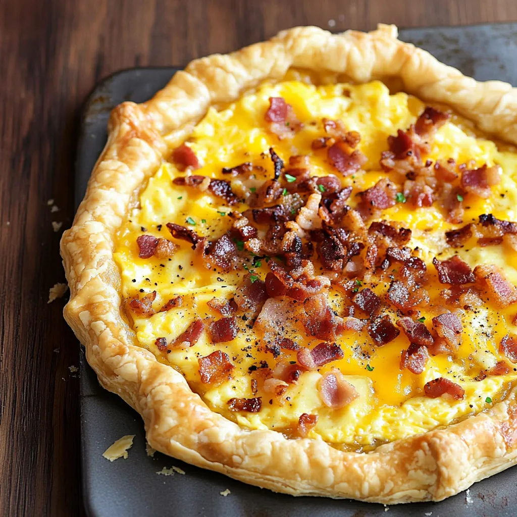 Une pizza feuilletée parfaite pour un brunch ultra gourmand