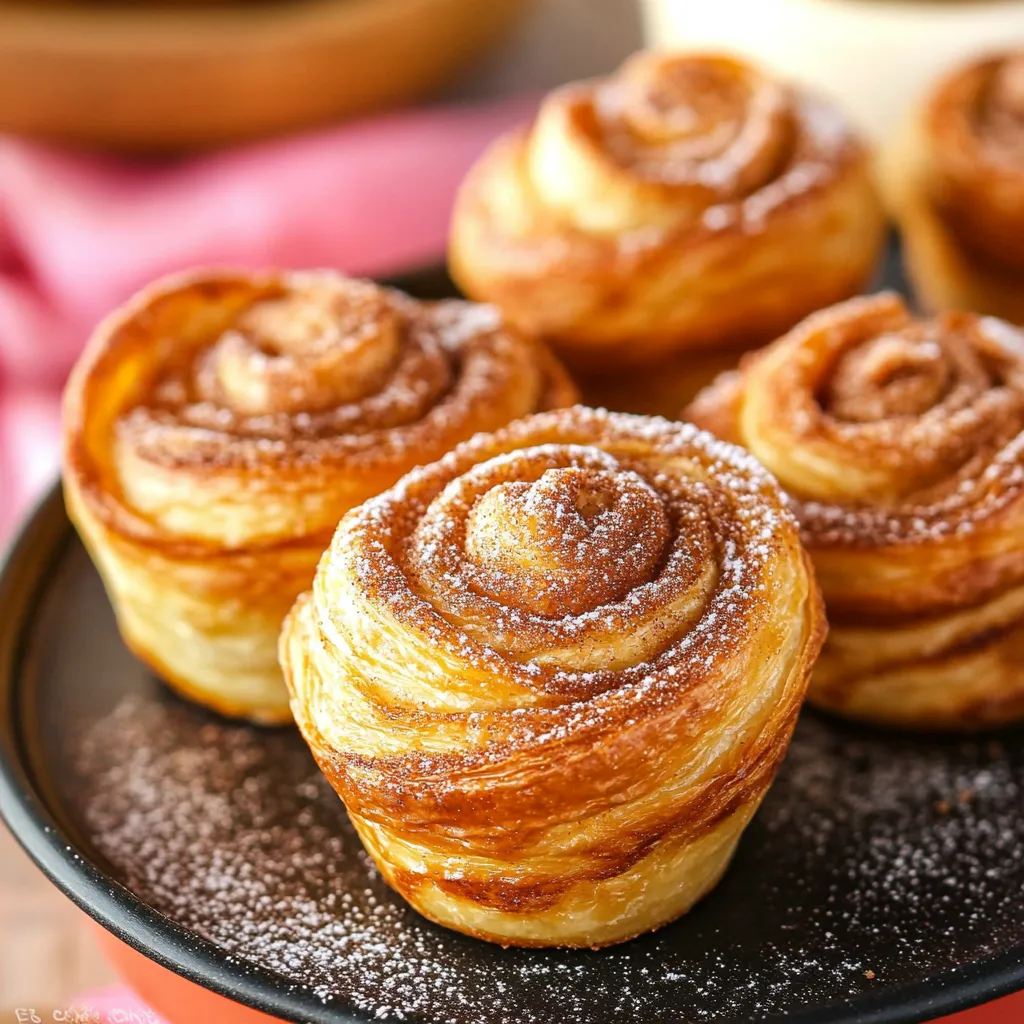 Goûtez à ces cruffins feuilletés et parfumés à la cannelle