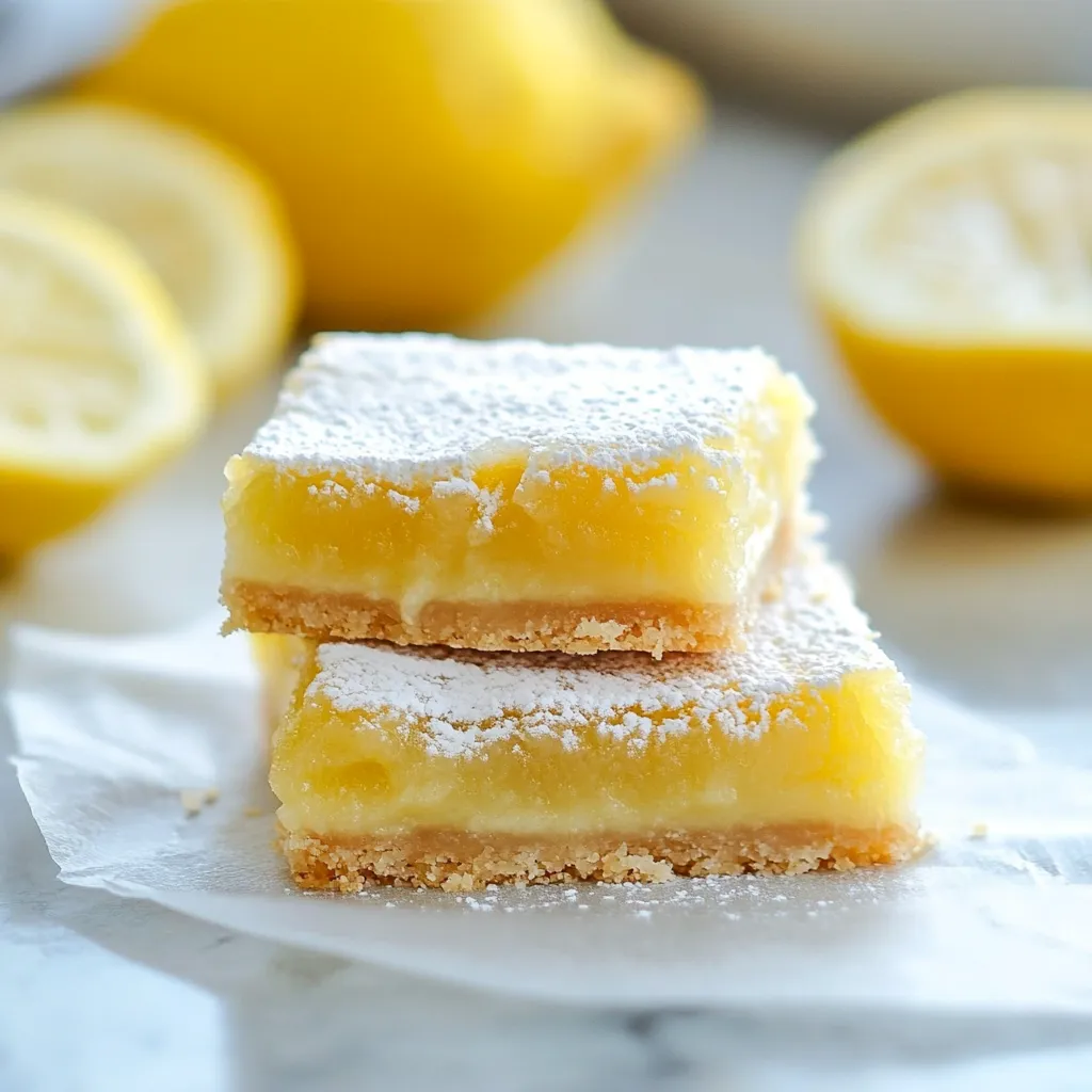 Barres au citron façon Ina Garten – Douceur acidulée qui fait fondre