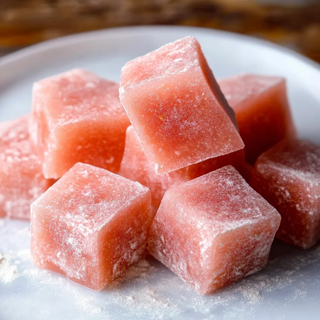 Mochi à la pastèque maison