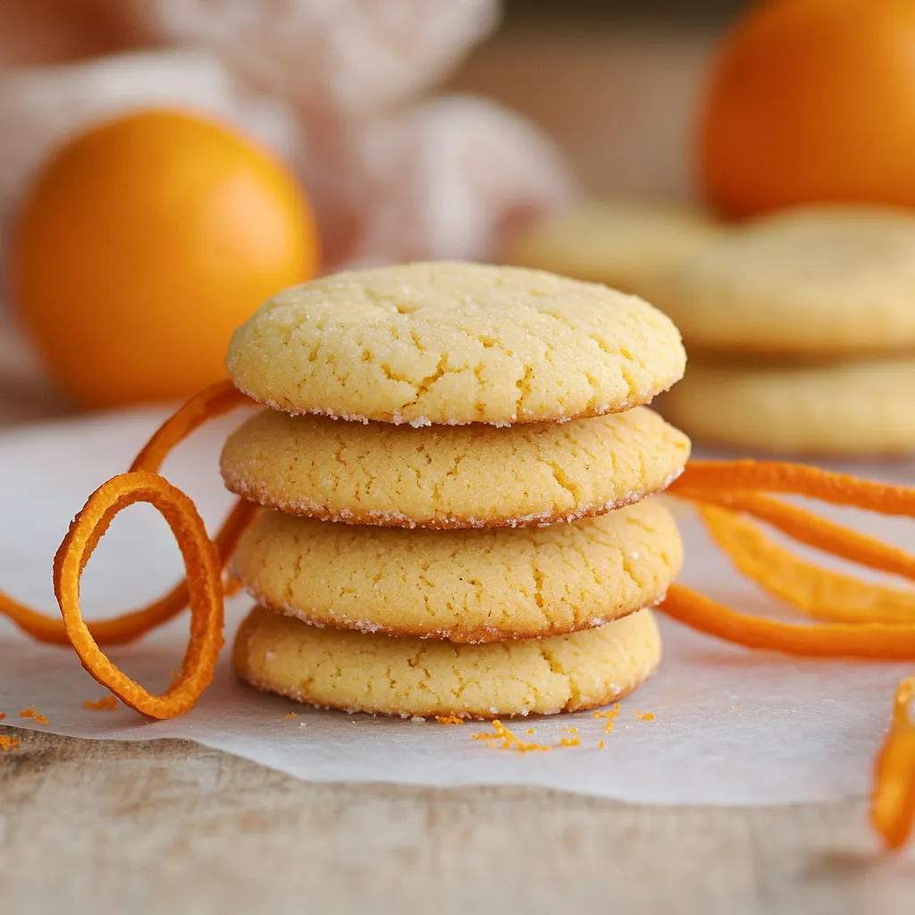 Biscuits fondants parfumés à l'orange