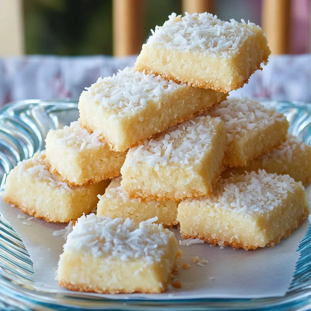 Sablés coco tout fondants à préparer facilement