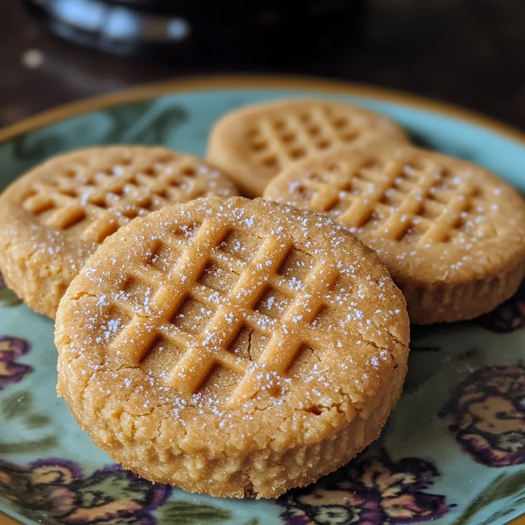 Biscuits beurre miel et cacahuète