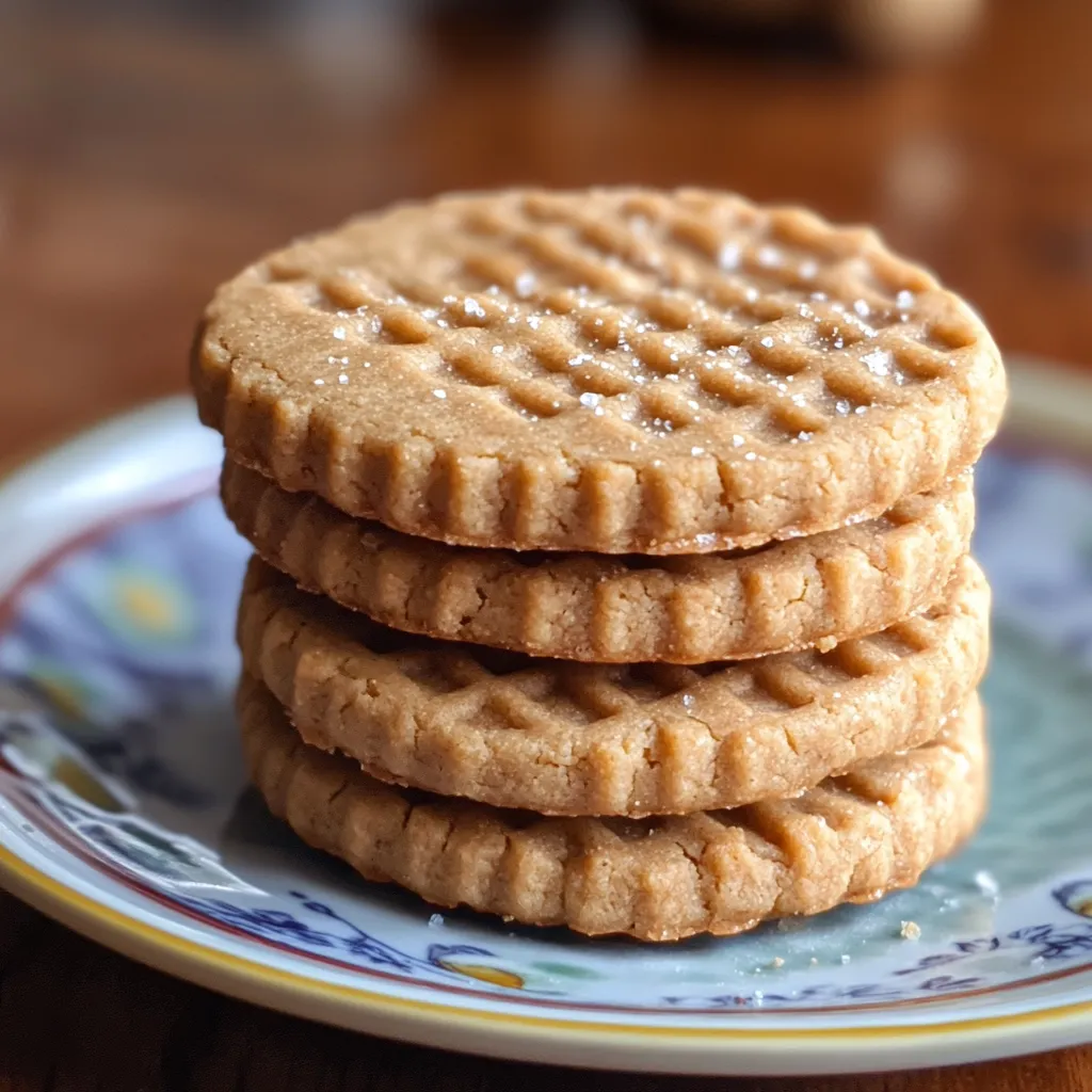 Sablés cacahuète miel ultra simples et délicieux