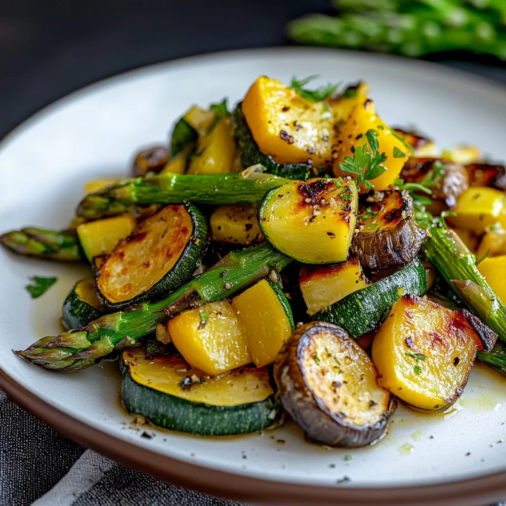Légumes grillés savoureux