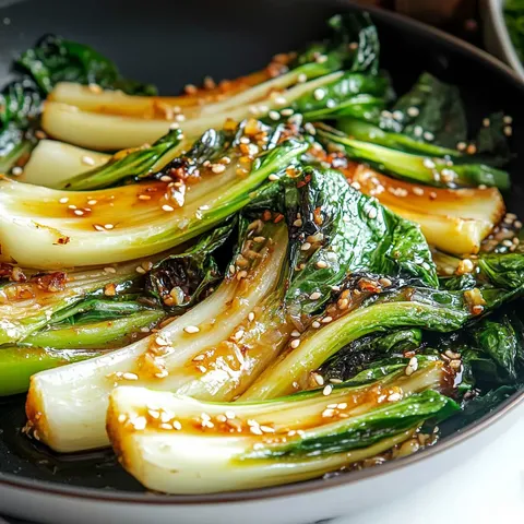 Bok choy ail délicieux