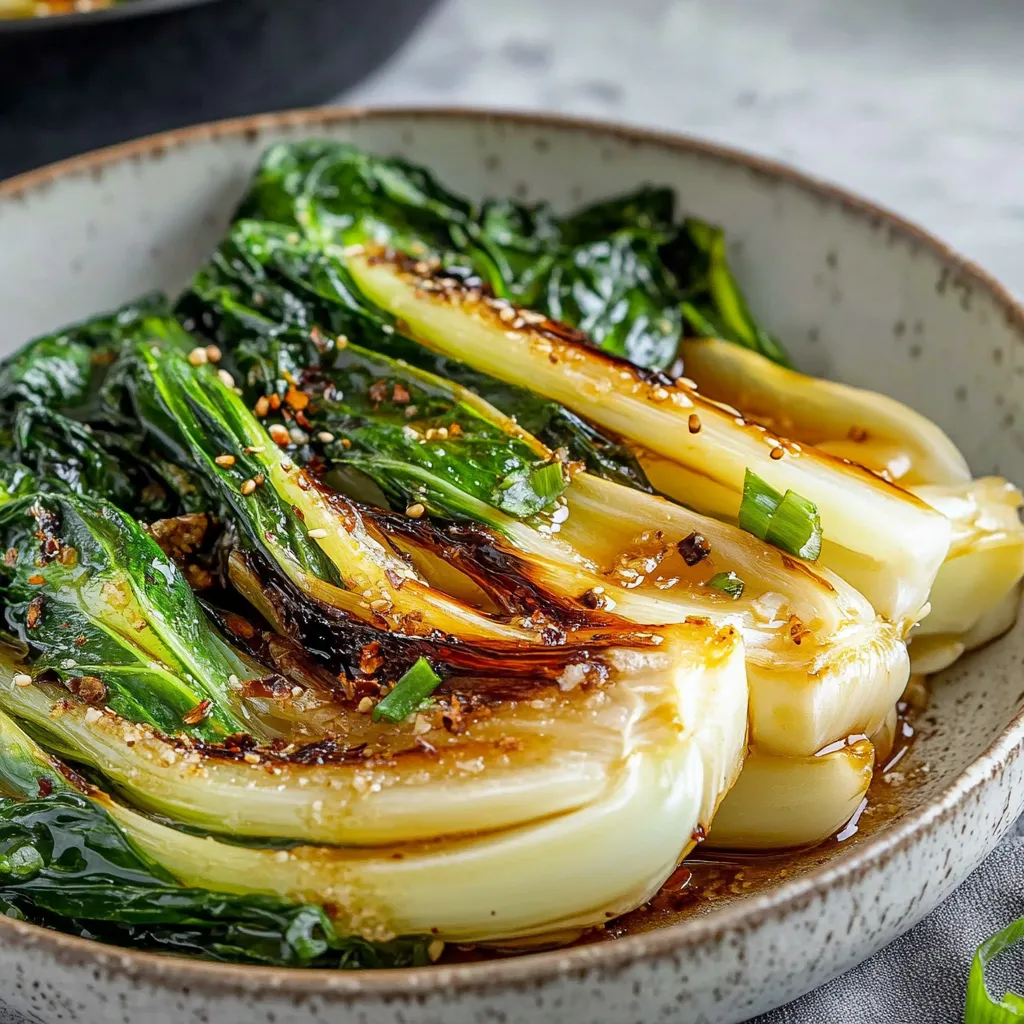 Chou chinois sauté ail et sauce soja maison