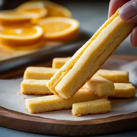 Délicieux sablés orange chocolat