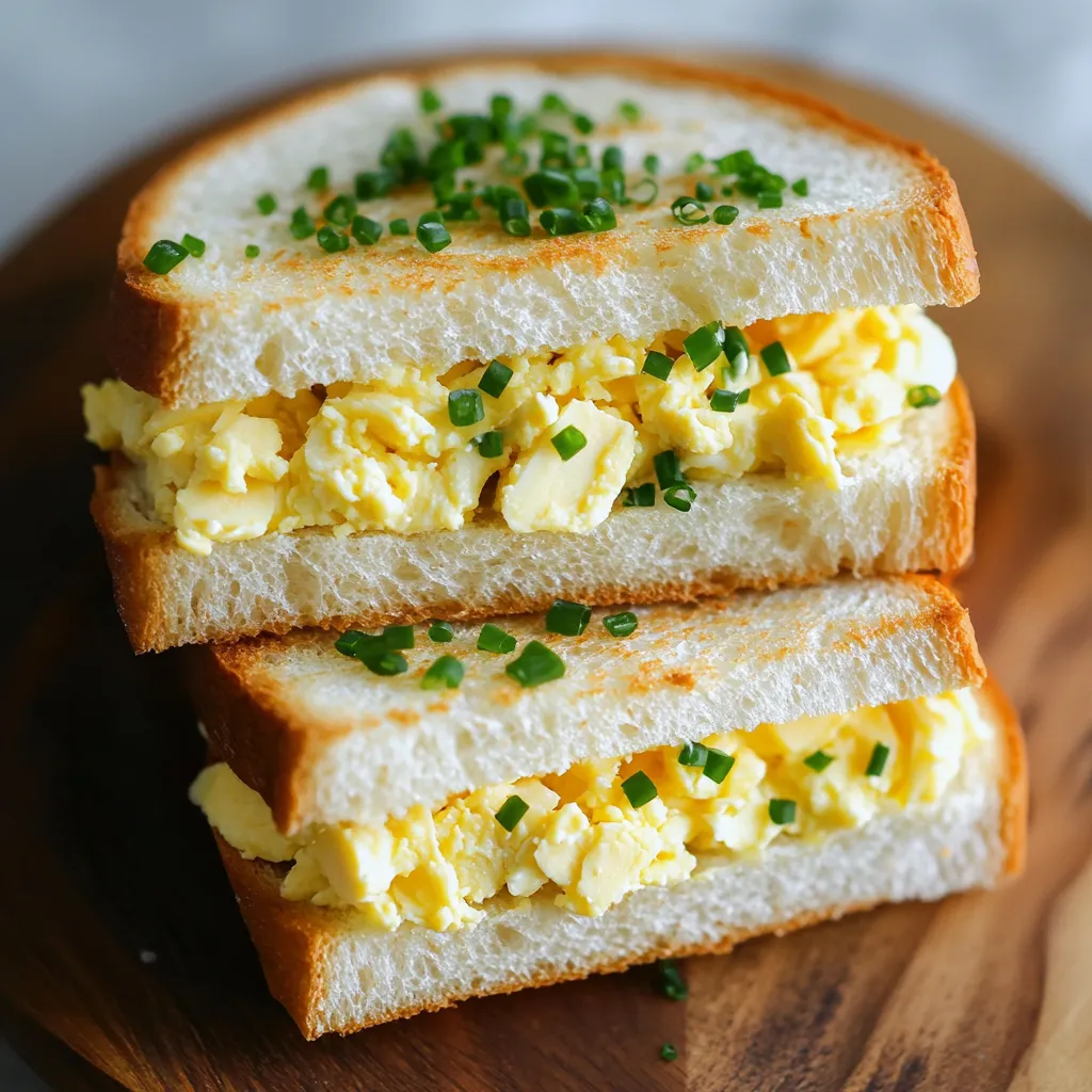 Sandwich doux japonais aux œufs