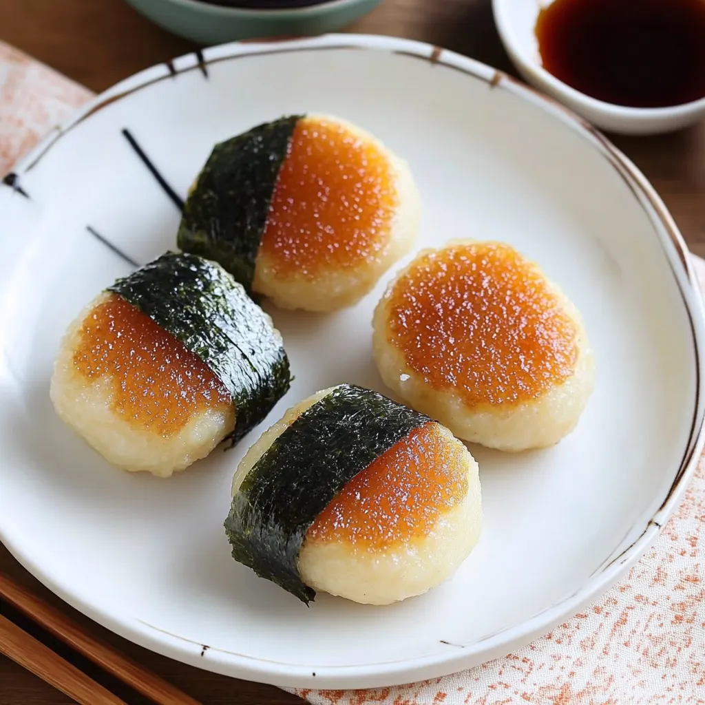 Galettes mochi de pommes yaki