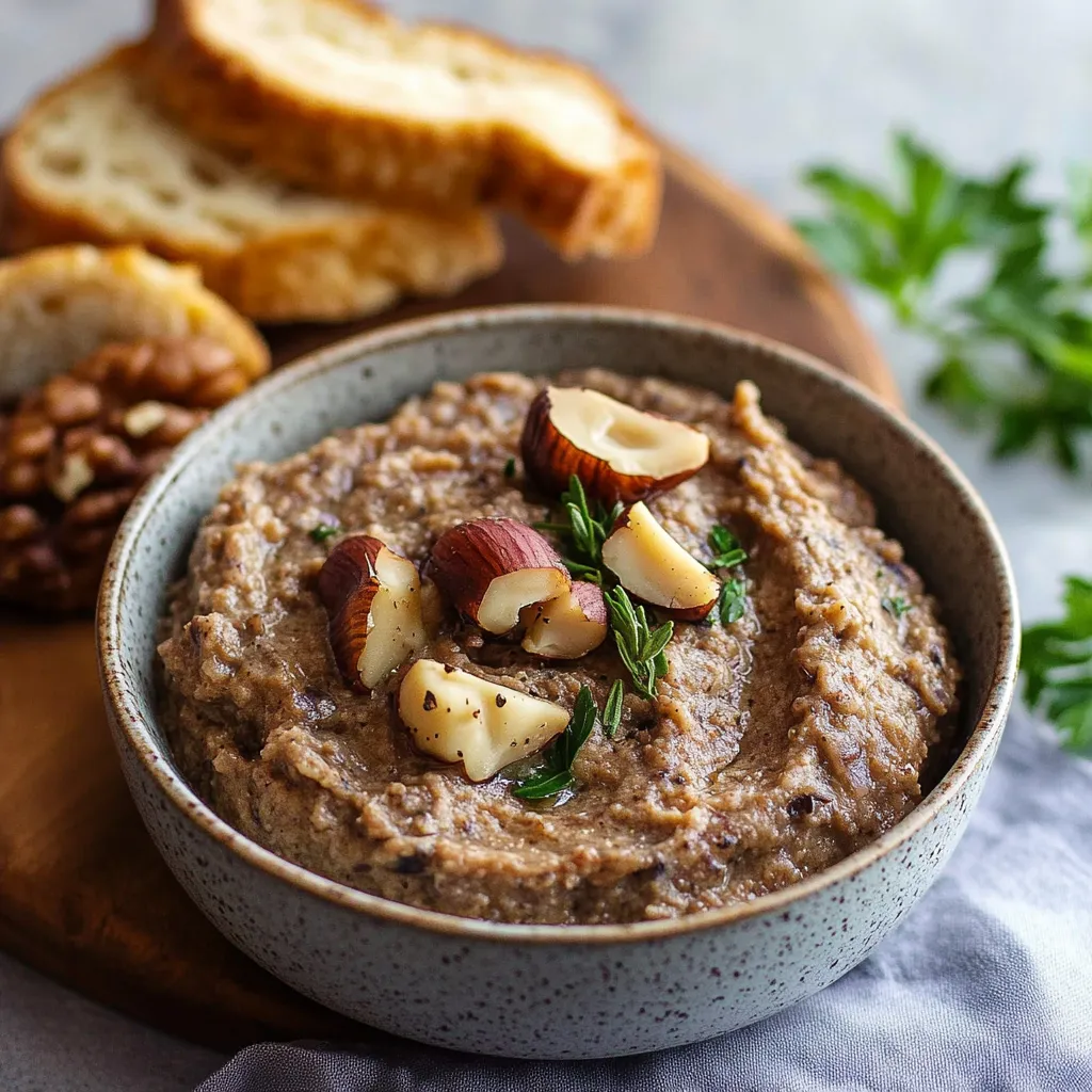 Pâté champignons noix