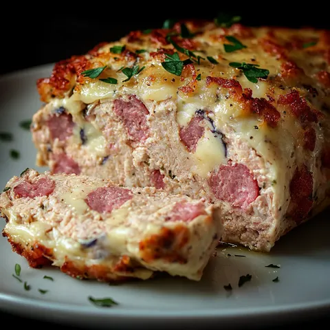 Plat pain de viande cordon bleu