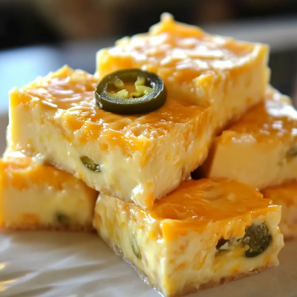 Délice au fromage piquant et jalapeños fondants