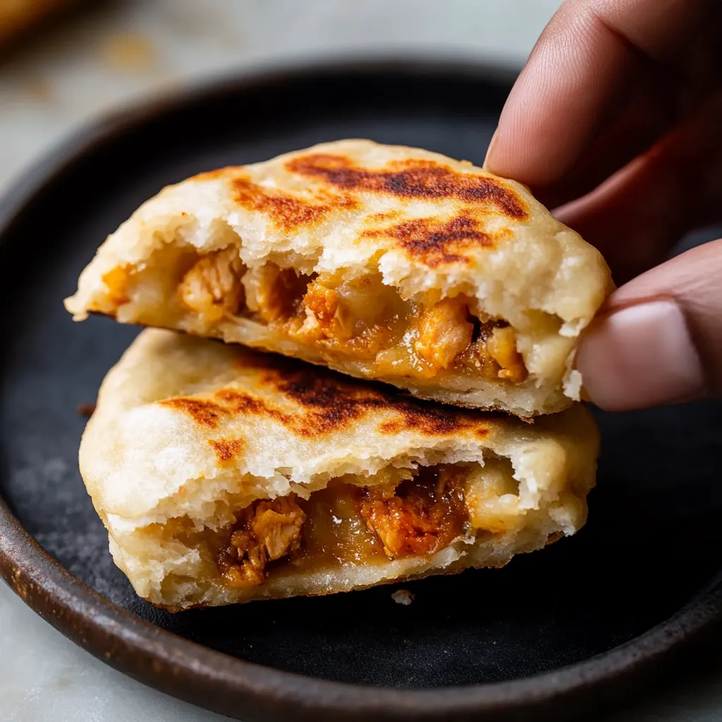 Pupusa farcie et curtido maison