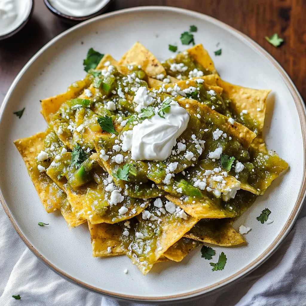 Verts salsa tortillas croquantes