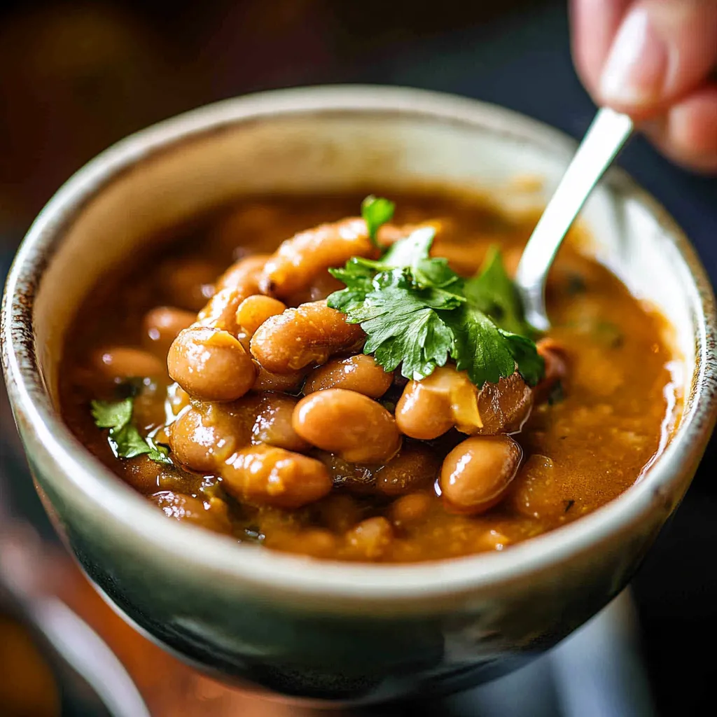 Haricots Borracho fondants et pleins de goût