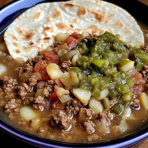 Picadillo chili vert délicieux