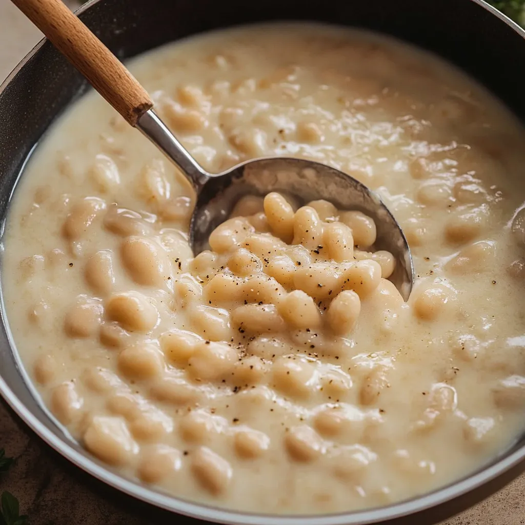 Haricots ail et parmesan gourmands