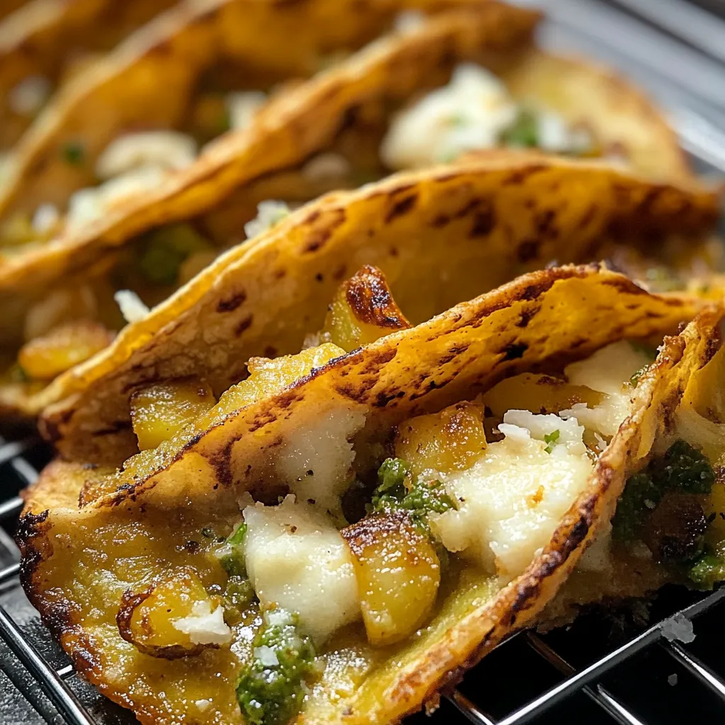 Tacos gourmands chili pomme