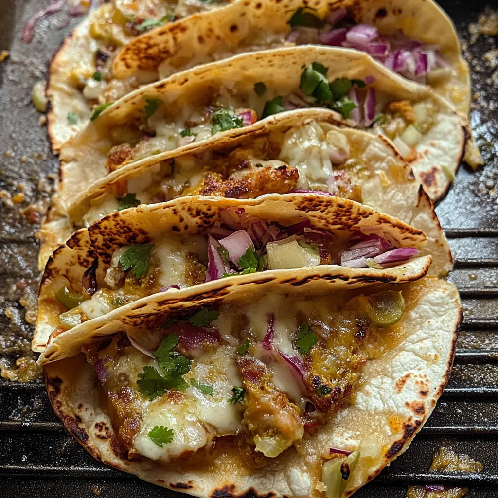 Faites-vous plaisir avec ces tacos aux pommes de terre et piments verts