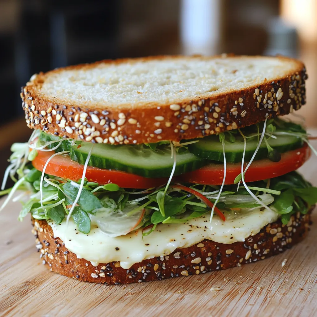 Réalisez facilement un sandwich végétarien ultra gourmand