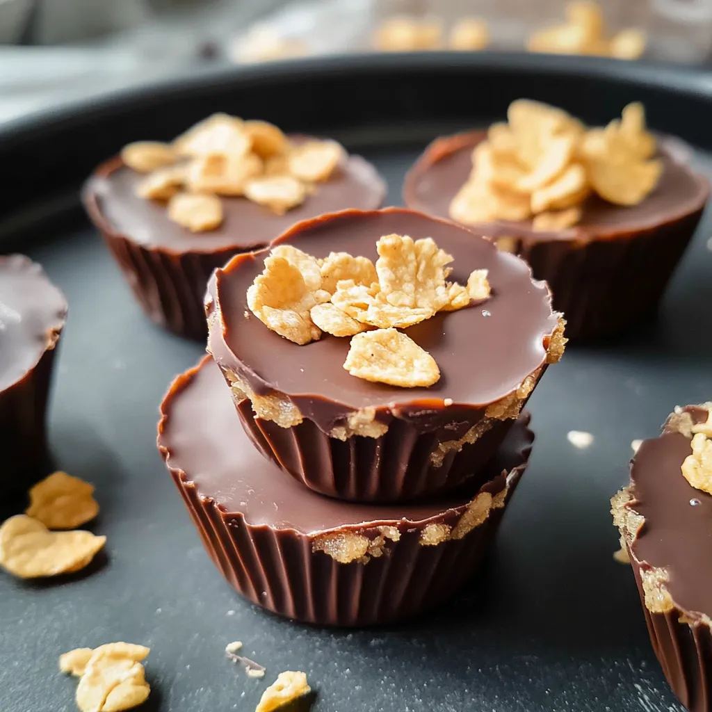 Délicieux cups au chocolat