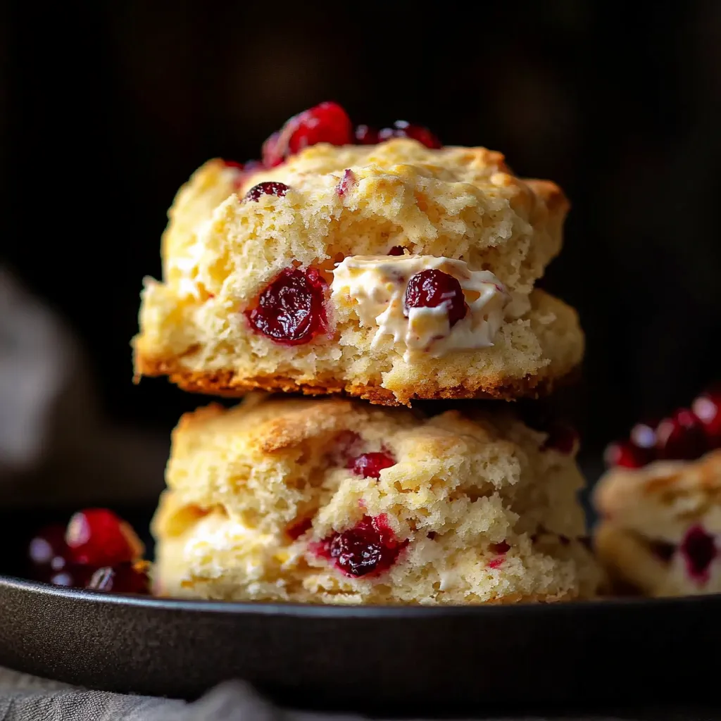 Scones moelleux aux cranberries et orange à réaliser facilement