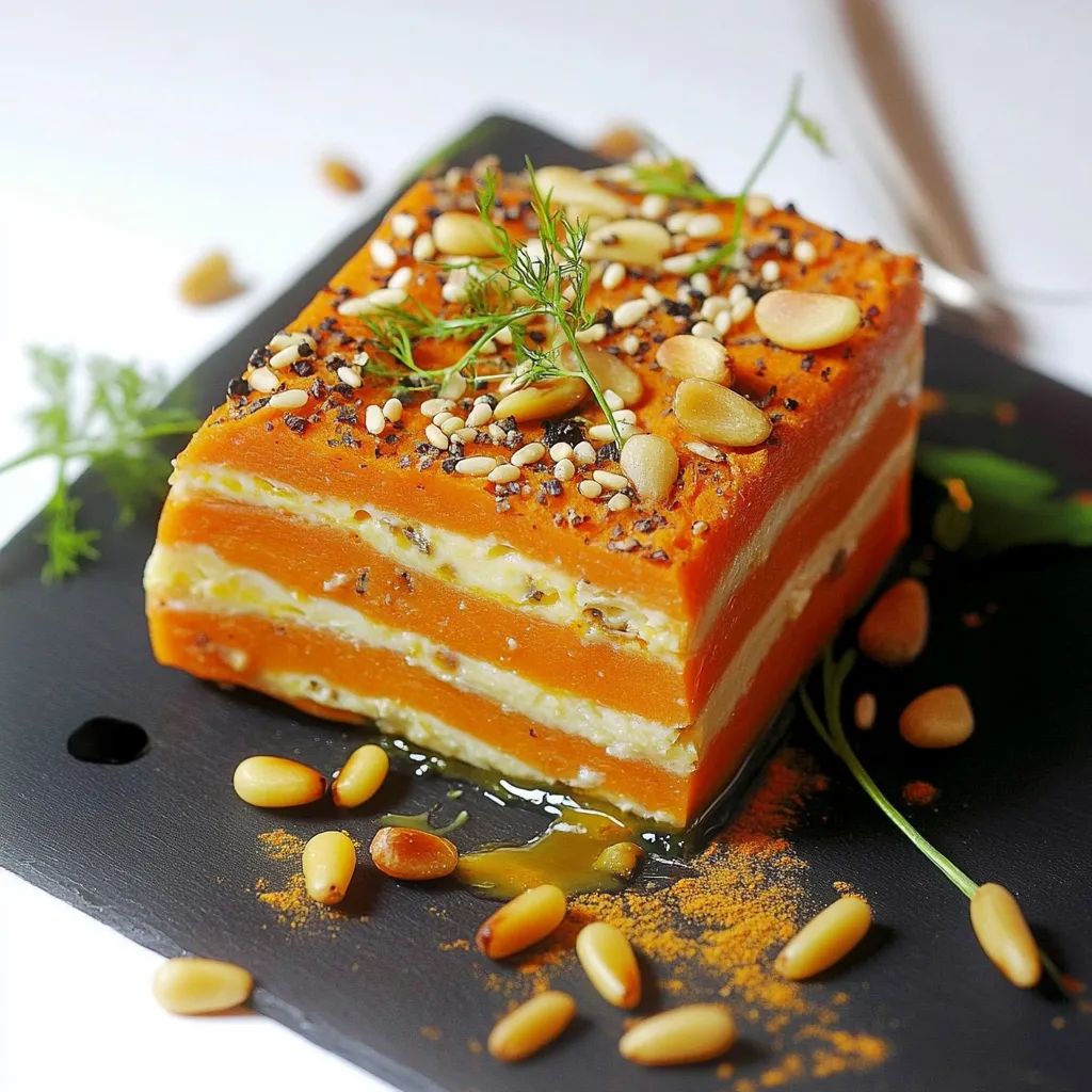 Terrine carotte cumin maison