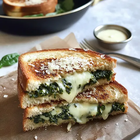 Gourmand épinards mozzarella