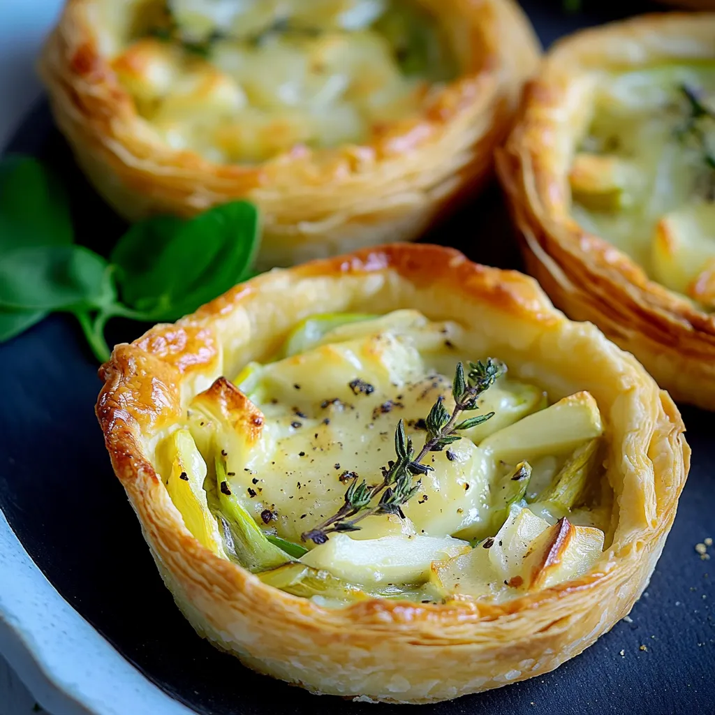 Tout savoir pour préparer de savoureuses tartelettes croustillantes poireaux brie