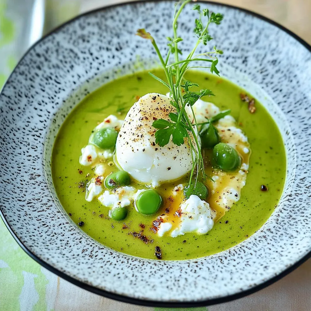 Douceur asperges vertes burrata crémeuse et fumé délicat