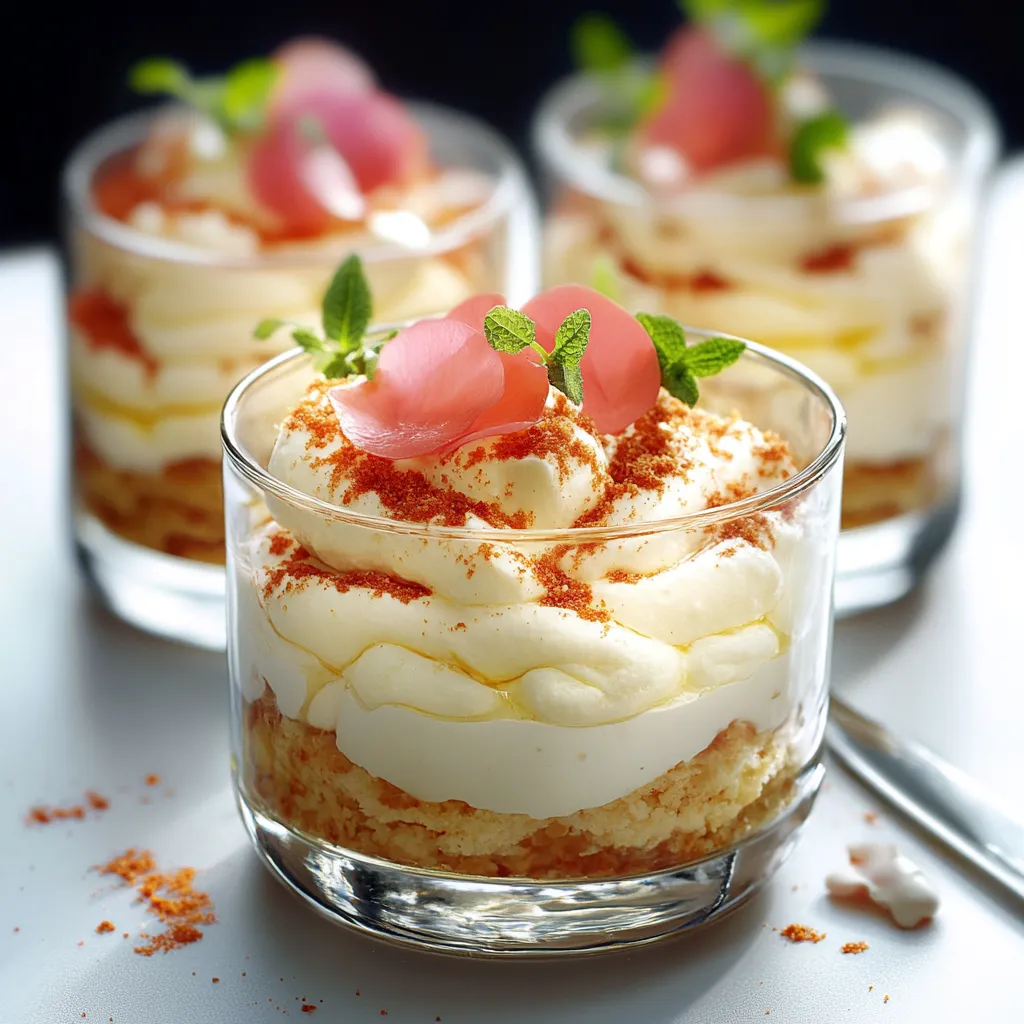 Tiramisu crevettes aneth revisité