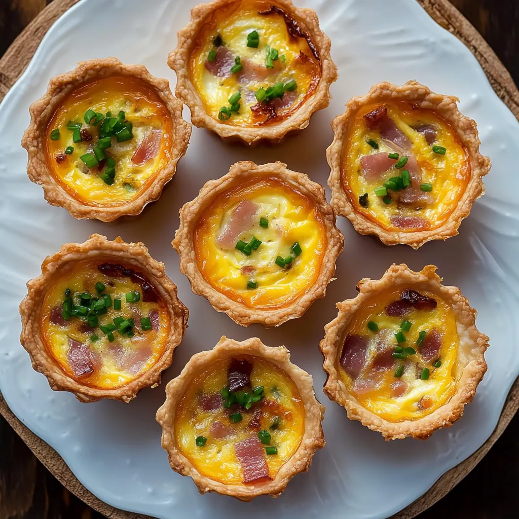 Quiches lorraines croustillantes
