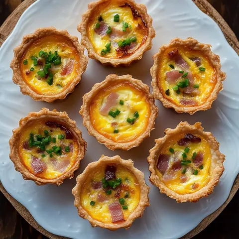 Quiches lorraines croustillantes