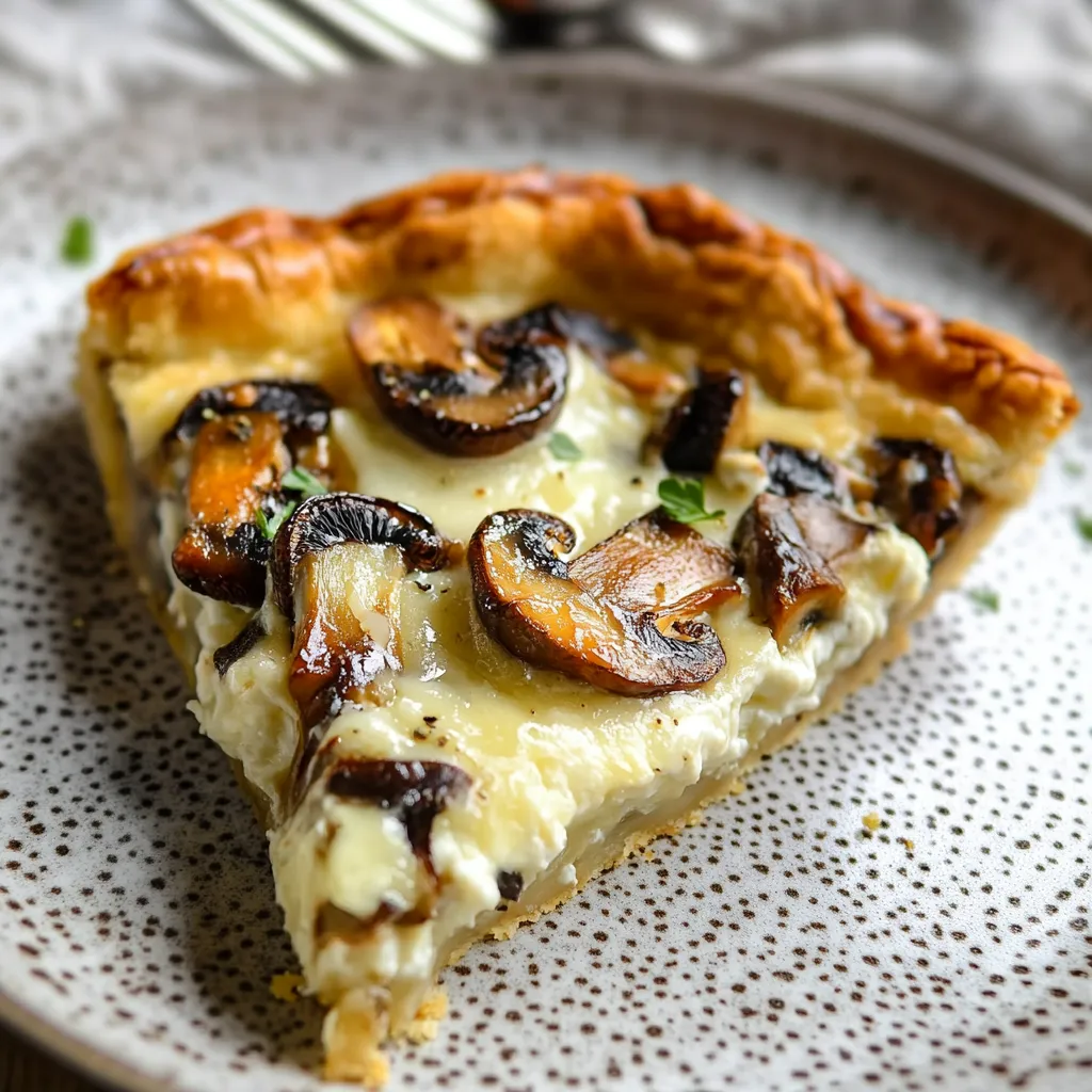 Croustillant mozza champignons