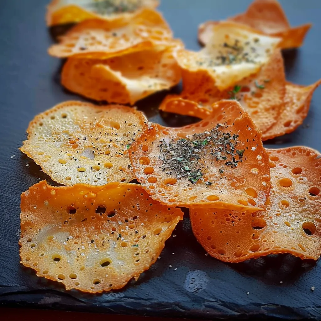 Croquantes tuiles salées irrésistibles à l'apéro