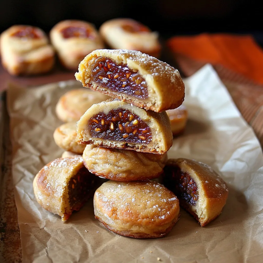 Savourez des biscuits aux figues simples et moelleux
