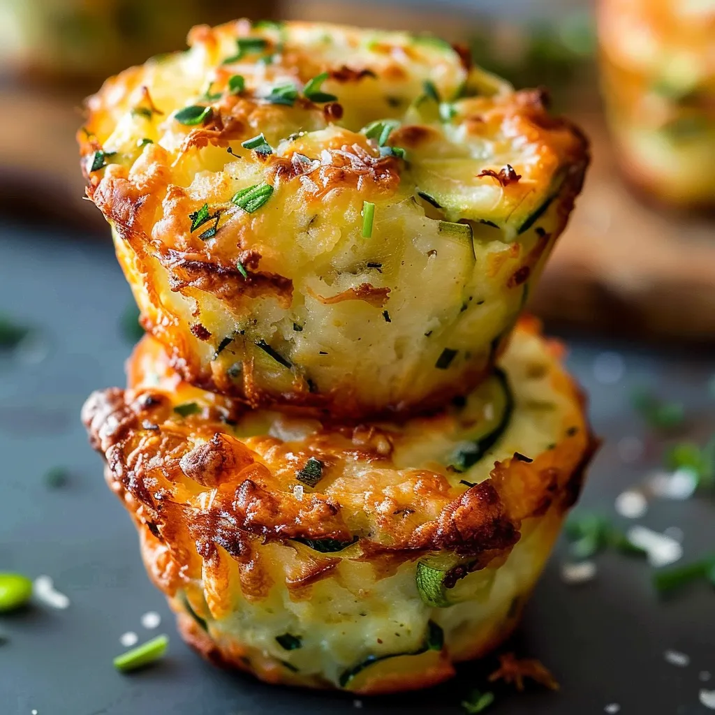 Muffins délicieux au fromage