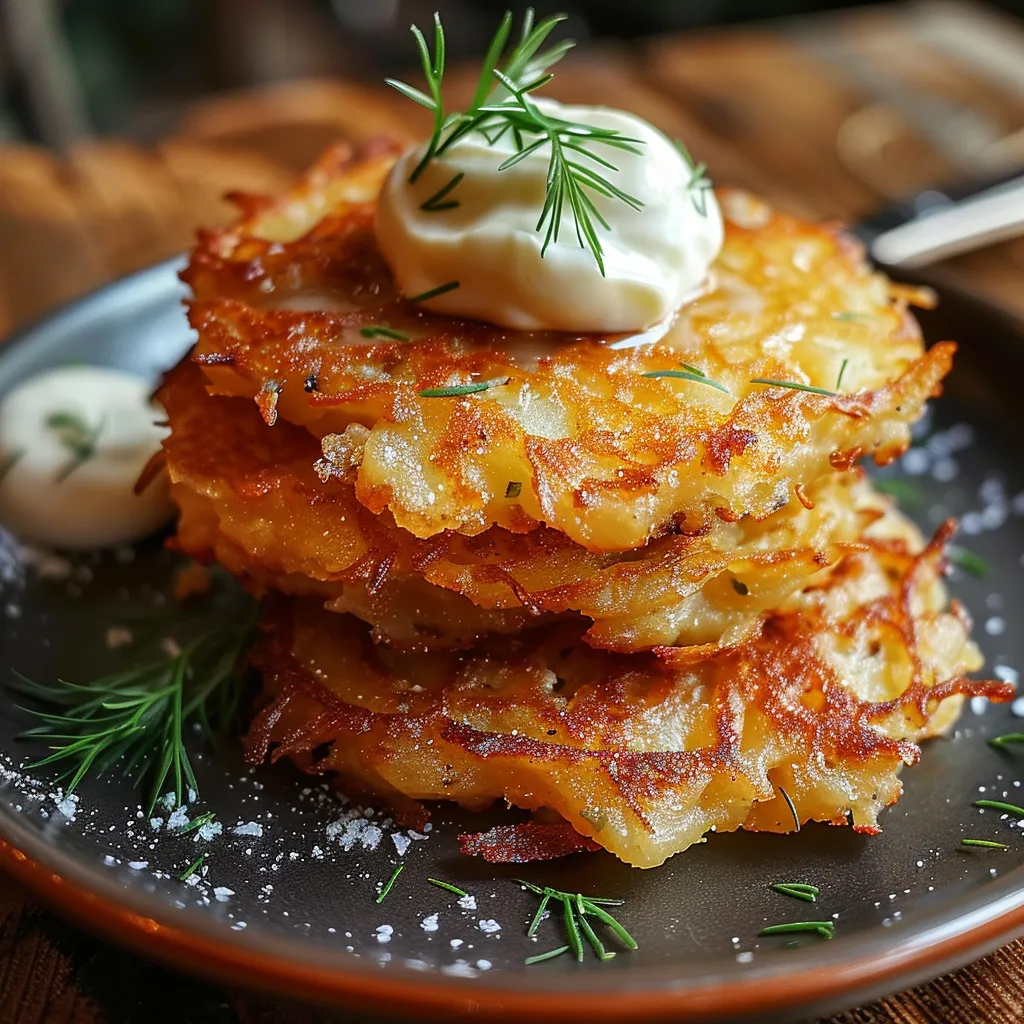 Galettes allemandes dorées