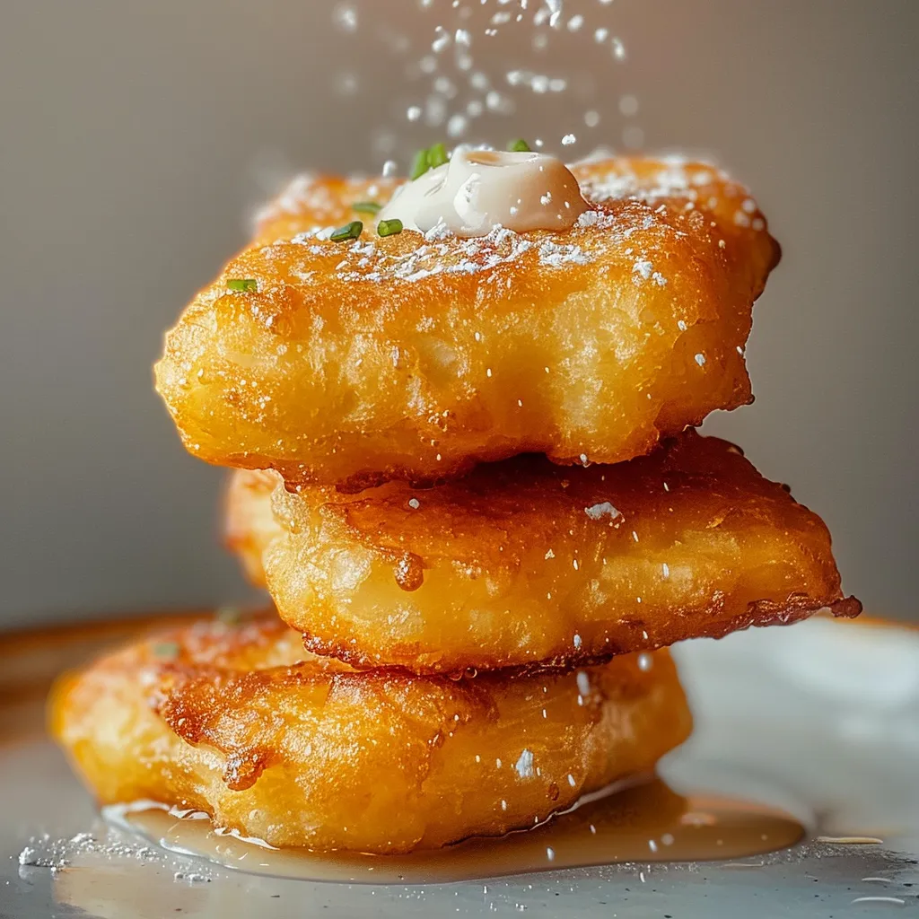 Savourez de jolis beignets maison à la vanille