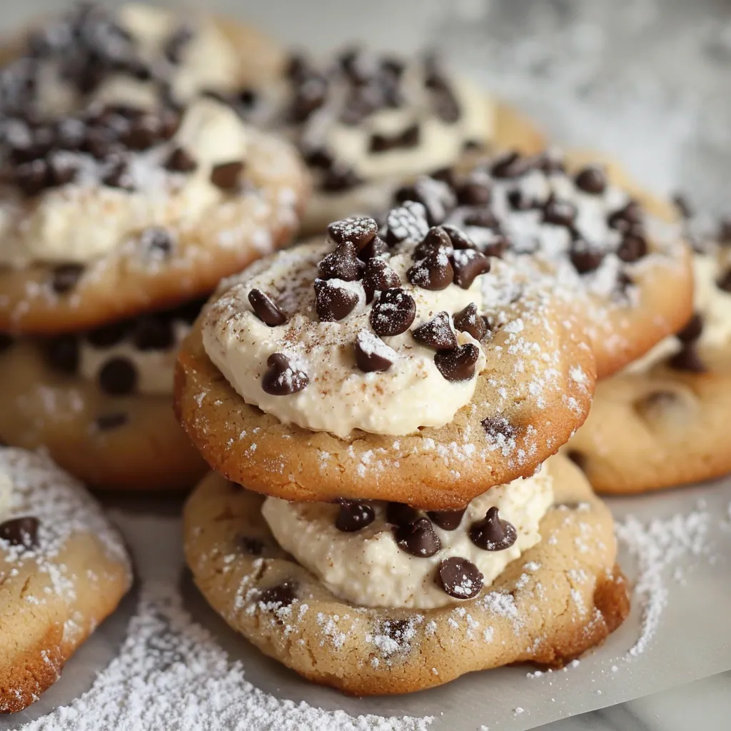 Biscuits cannoli au centre fondant de ricotta