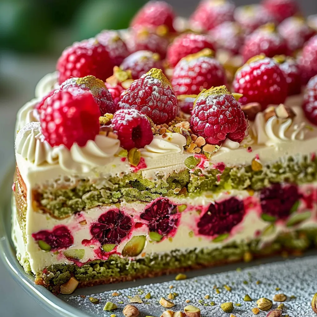 Délicieux Pistache Framboise