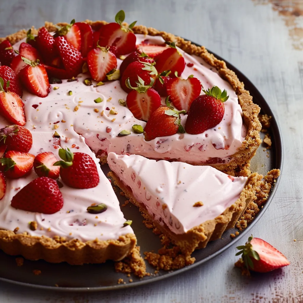 Délicieuse mousse fraise